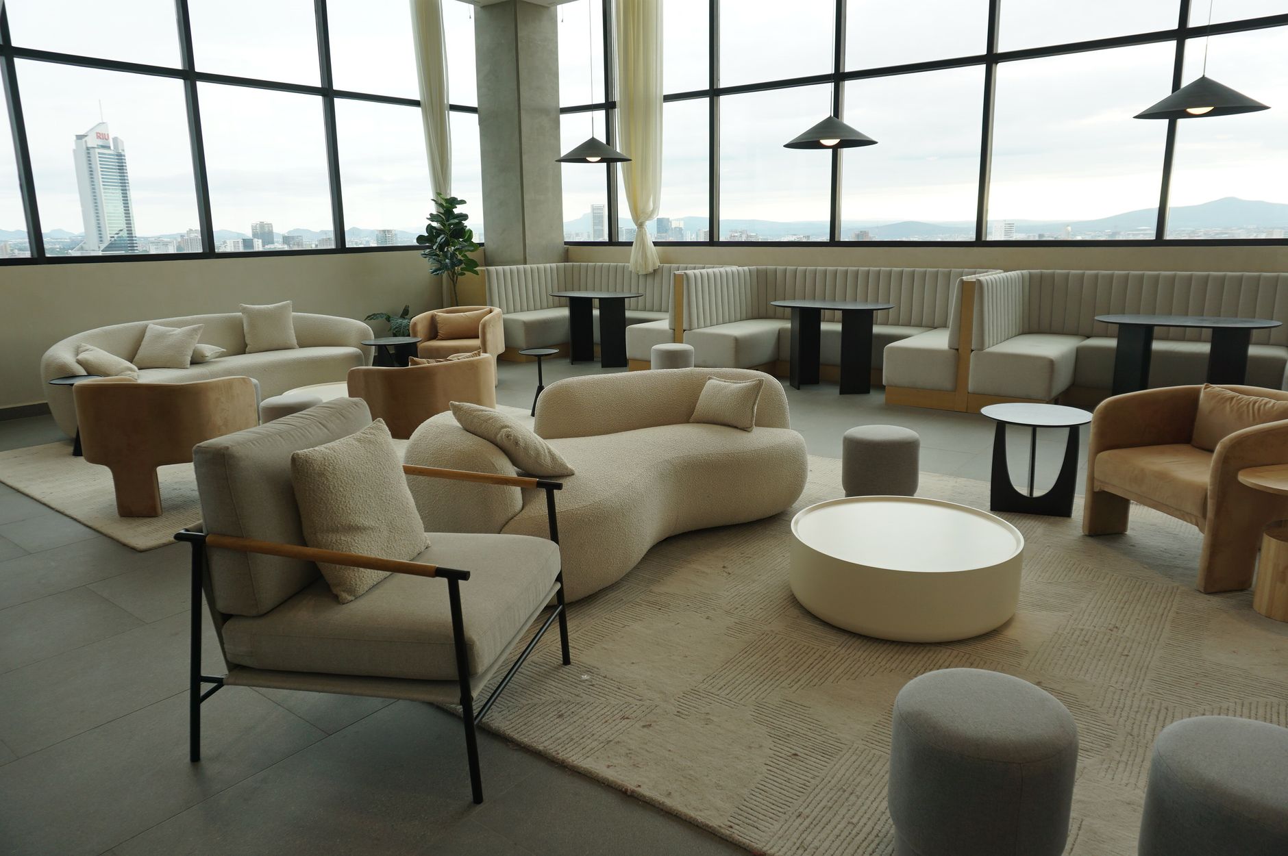 Bespoke Orchard penthouse private terrace overlooking skyline