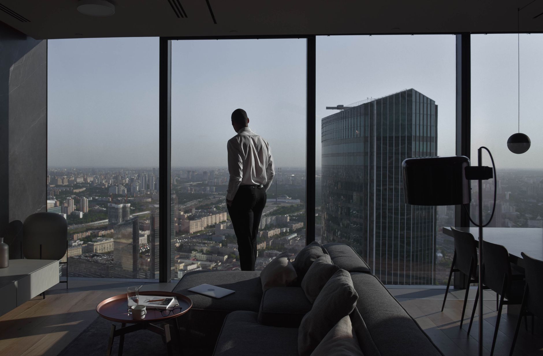Stunning interior view of Singapore super penthouse